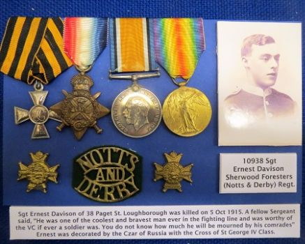 Medals of Sgt E. Davison