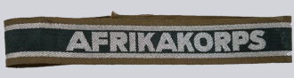 German cuff title: Aftrika Korps